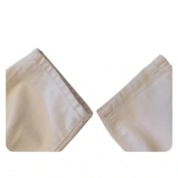 MNG Cream Wide Leg Balloon Fit High Rise Jeans Size  26 - Picture 3 of 8